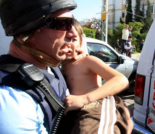 Besides being denied employment and volunteer opportunities, people placed on the CACI may also experience custody issues involving their own children. police take child