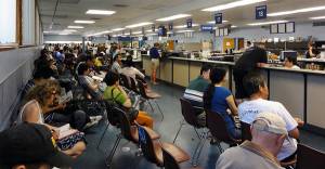 The California DMV will give you one to two points for every violation. dmv-ca