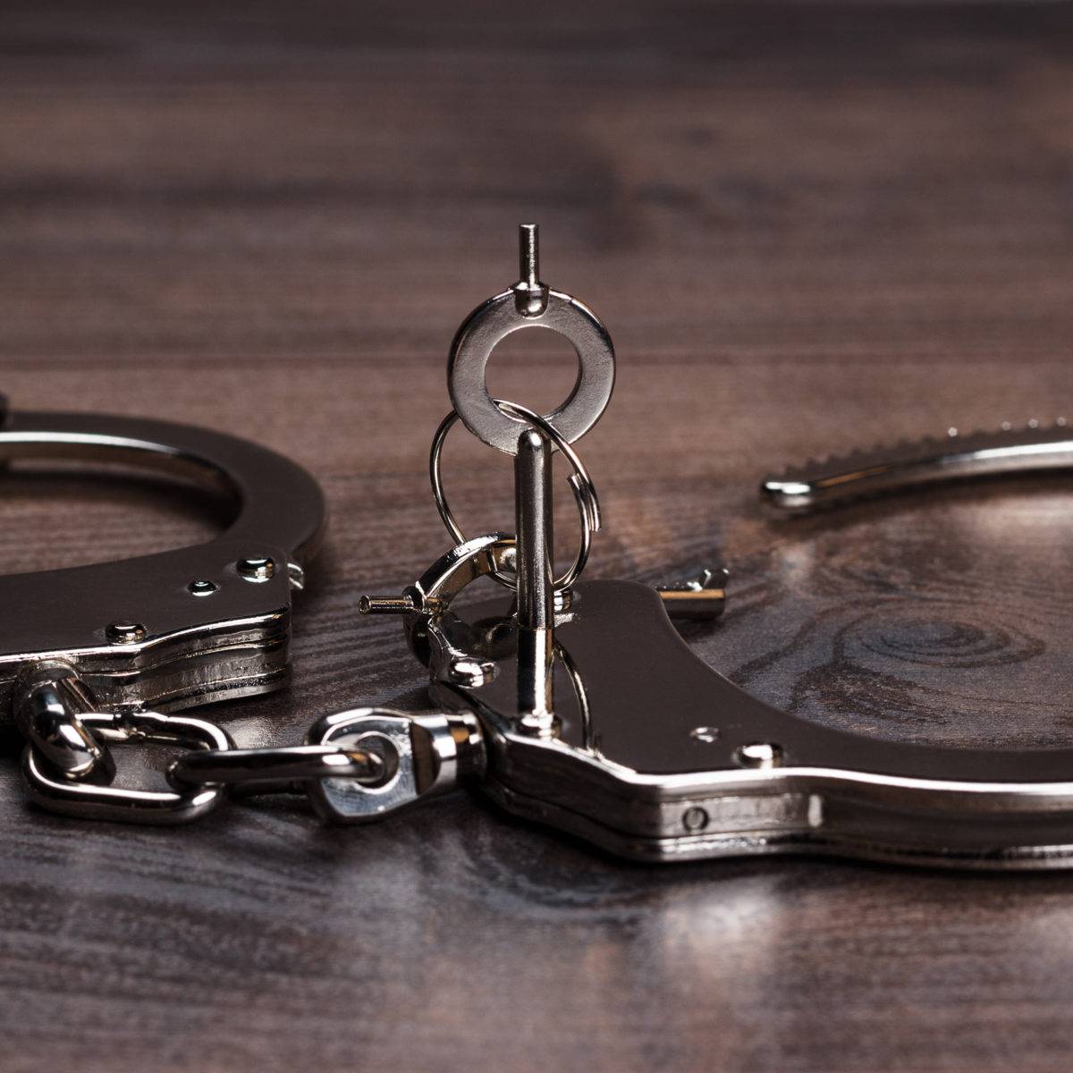 handcuffs and keys