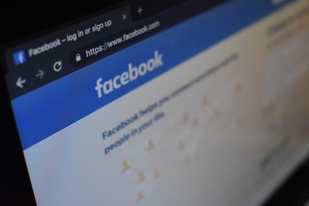 Facebook homepage