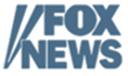 Fox News logo - blue text on transparent background, official news network branding and icon